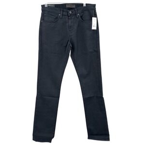 J BRAND Mens 29x34 NWT Black Kane Straight Fit Double Weave Twill 5-Pocket Jeans